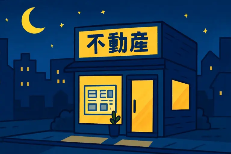 投稿についてもっと詳しく 【夜でも対応】夜間に頼れる不動産屋はココ！エーキーズが選ばれる理由
