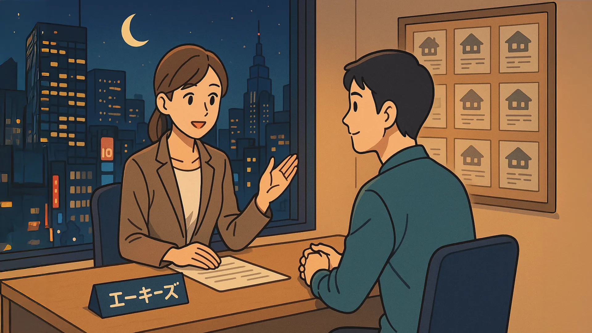 投稿についてもっと詳しく 東京で一人暮らしなら「夜もやってる不動産屋エーキーズ」がおすすめ！丁寧な対応で理想の部屋探しを実現