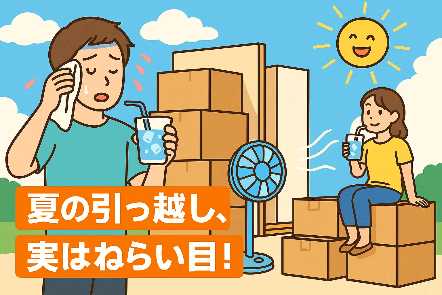投稿についてもっと詳しく 【2025年版】夏の引っ越しは実はおすすめ？メリットと注意点を徹底解説！